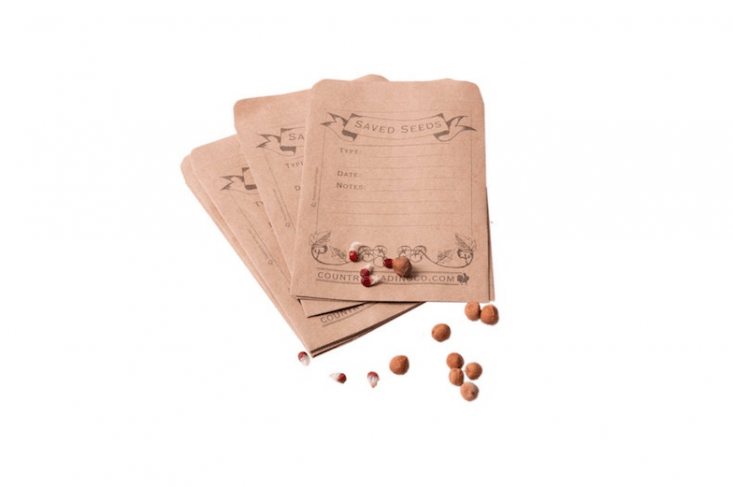 seed saving envelopes from Country Trading Co via Etsy