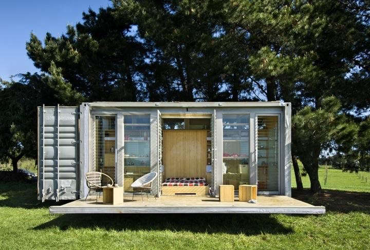 shipping container house Atelier Workshop