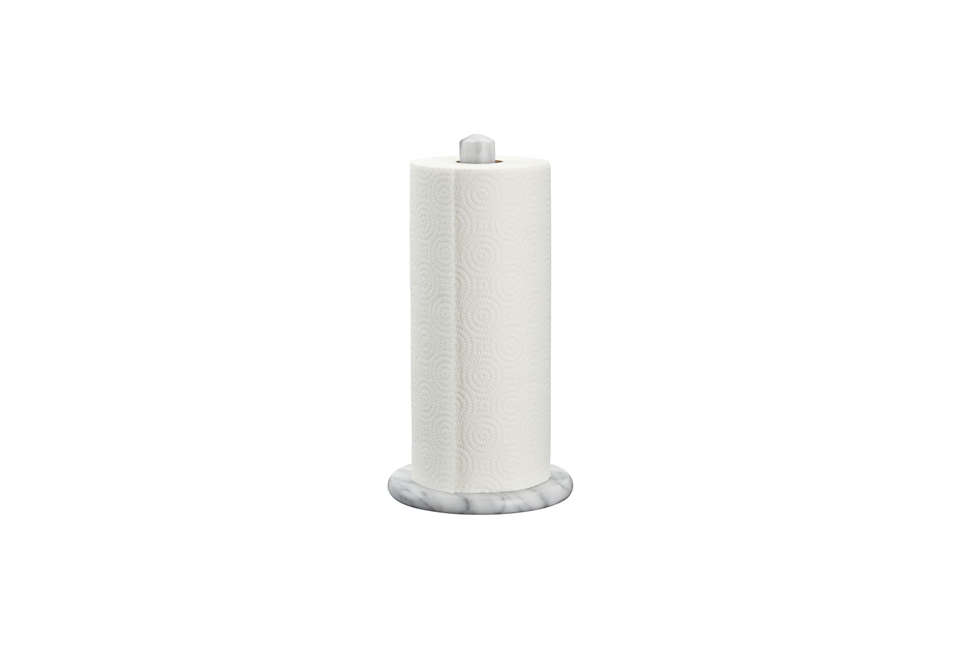 Crate & Barrel French Kitchen Marble Paper Towel Holder