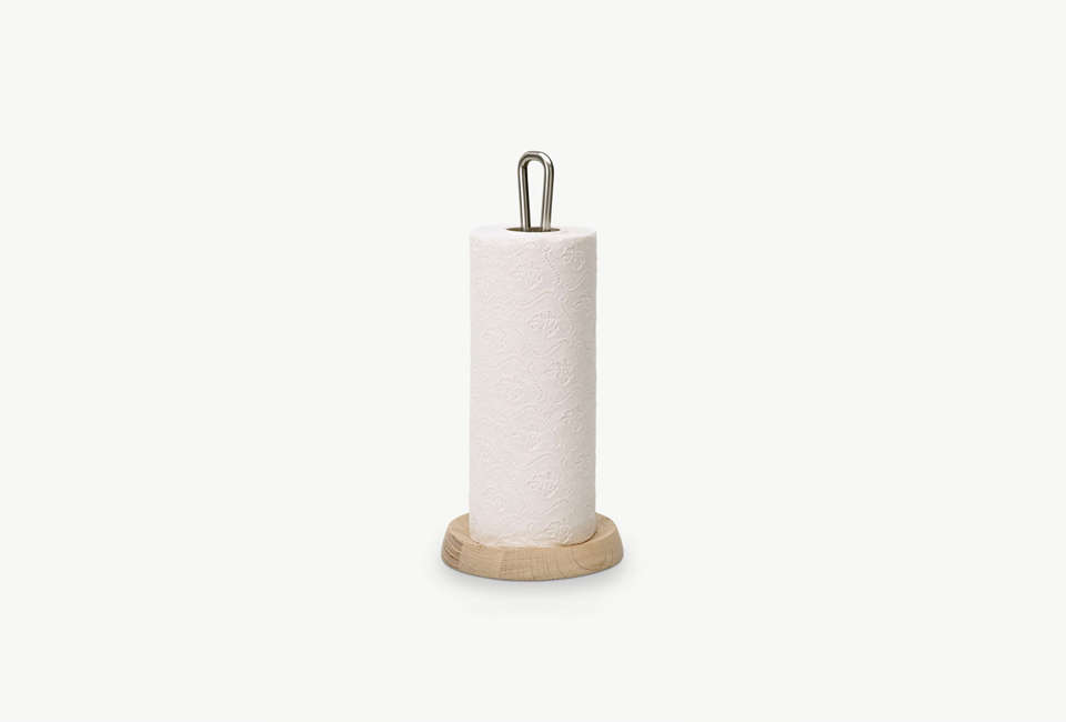 Skagerak Bollard Paper Towel Holder in Oak