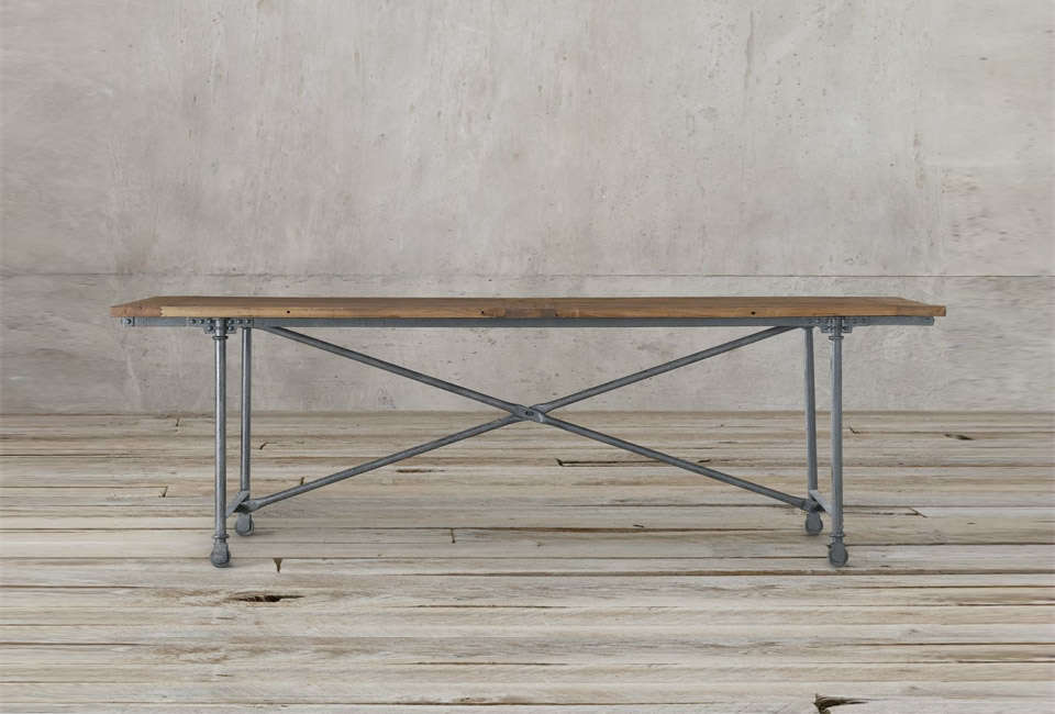 Restoration Hardware Flatiron Rectangle Dining Table