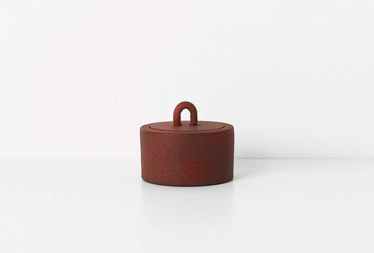 Ferm Living Buckle Jar in Rust