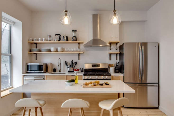 Communal kitchen at Common co-living space in Brooklyn 