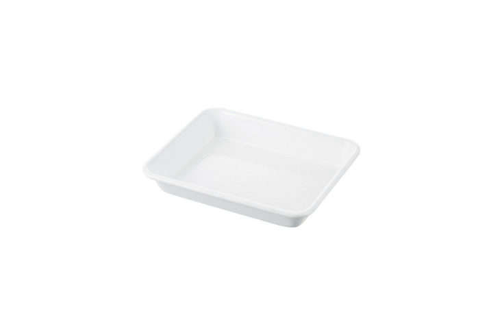 Noda Horo White Enamel Tray