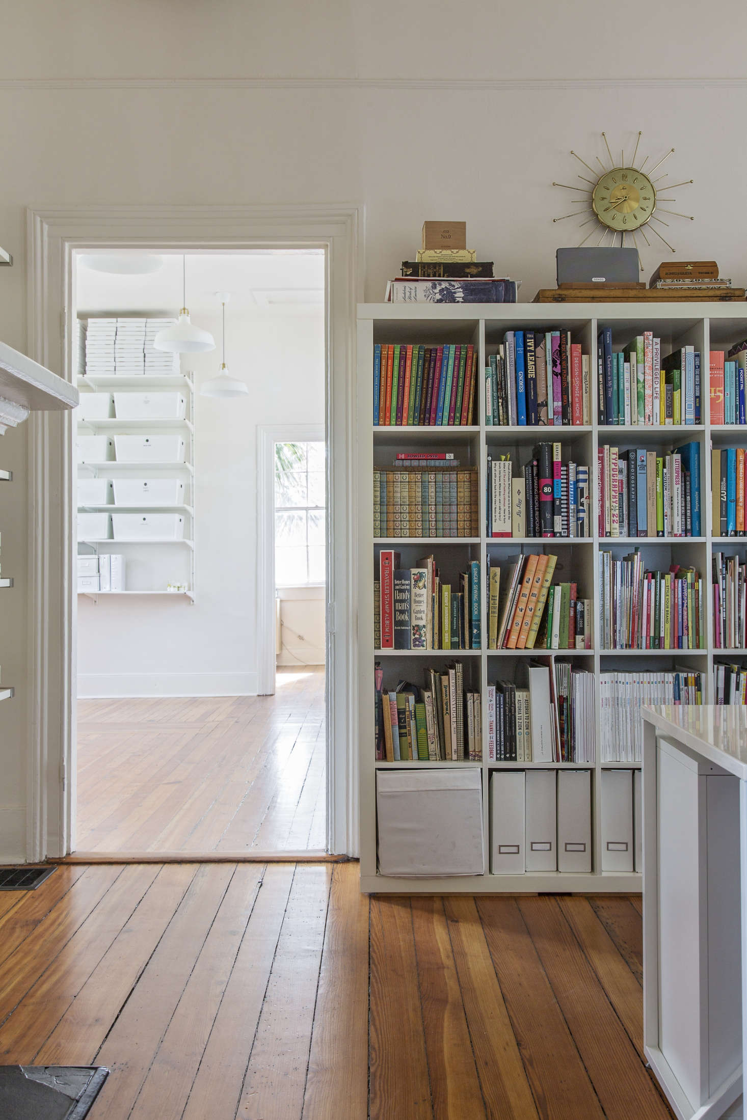 Shelves in SCDO Partners Charleston Office