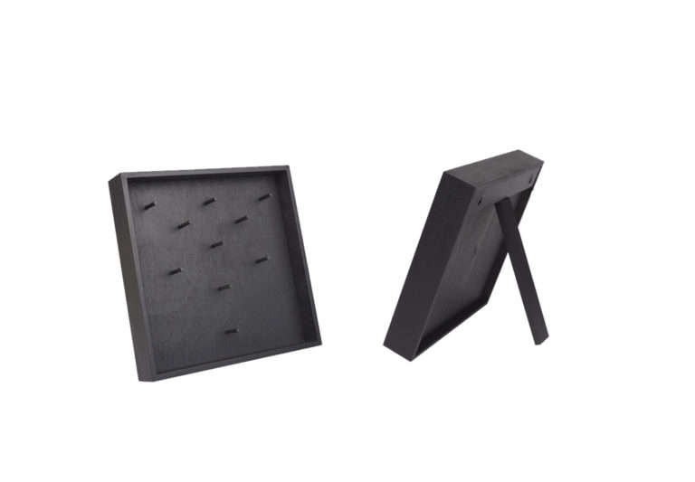 Zangra Jewelry Rack Black Painted Beech