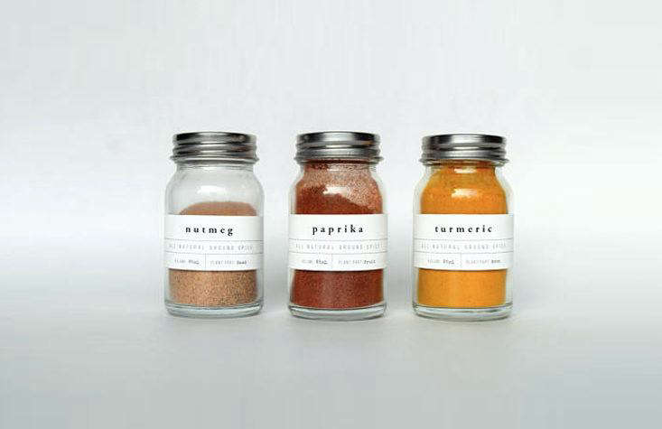 Custom Spice and Pantry Labels from Paper and Pear via Etsy