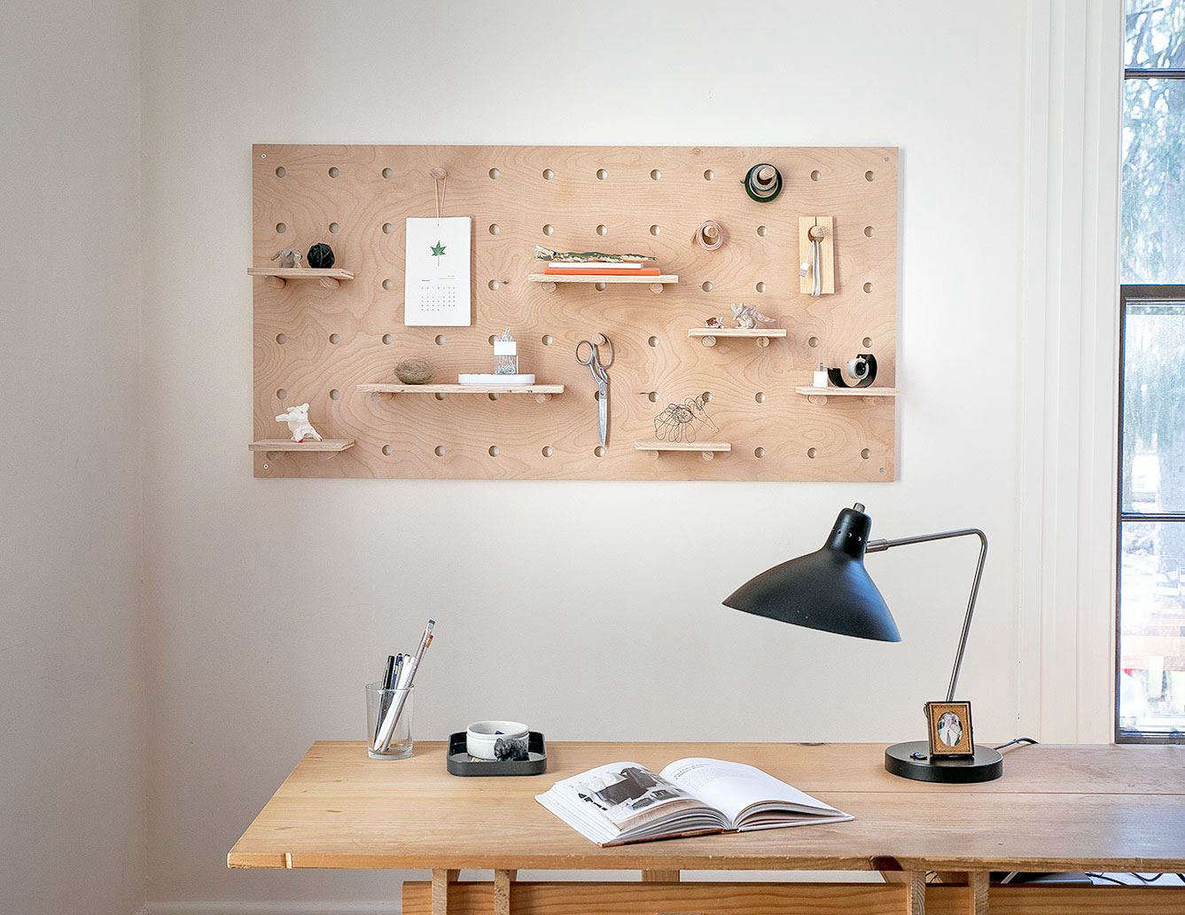 diy plywood pegboard large 2