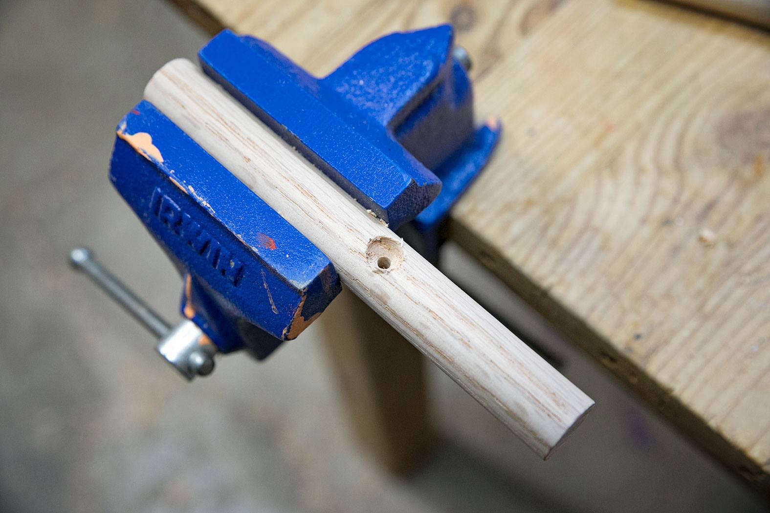 An Easyish DIY Oversize Plywood Pegboard with Shelves The Organized Home
