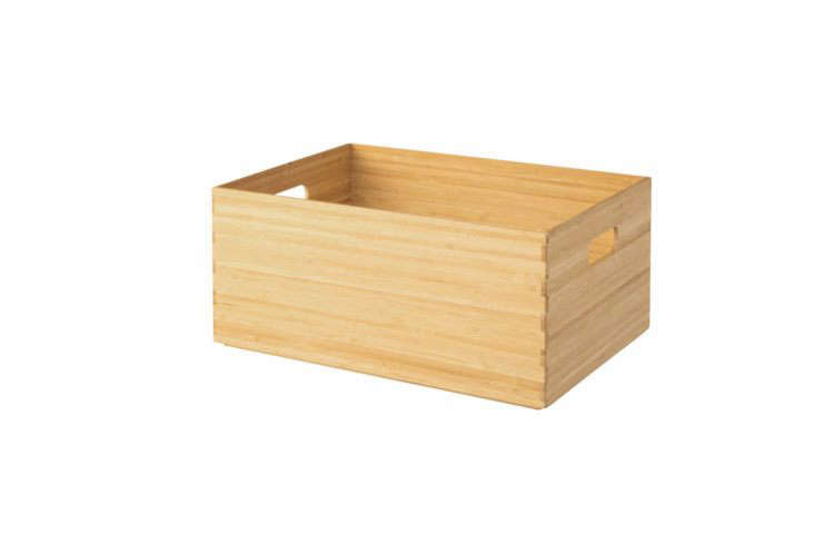 Muji Overlapped Bamboo Rectangular Box