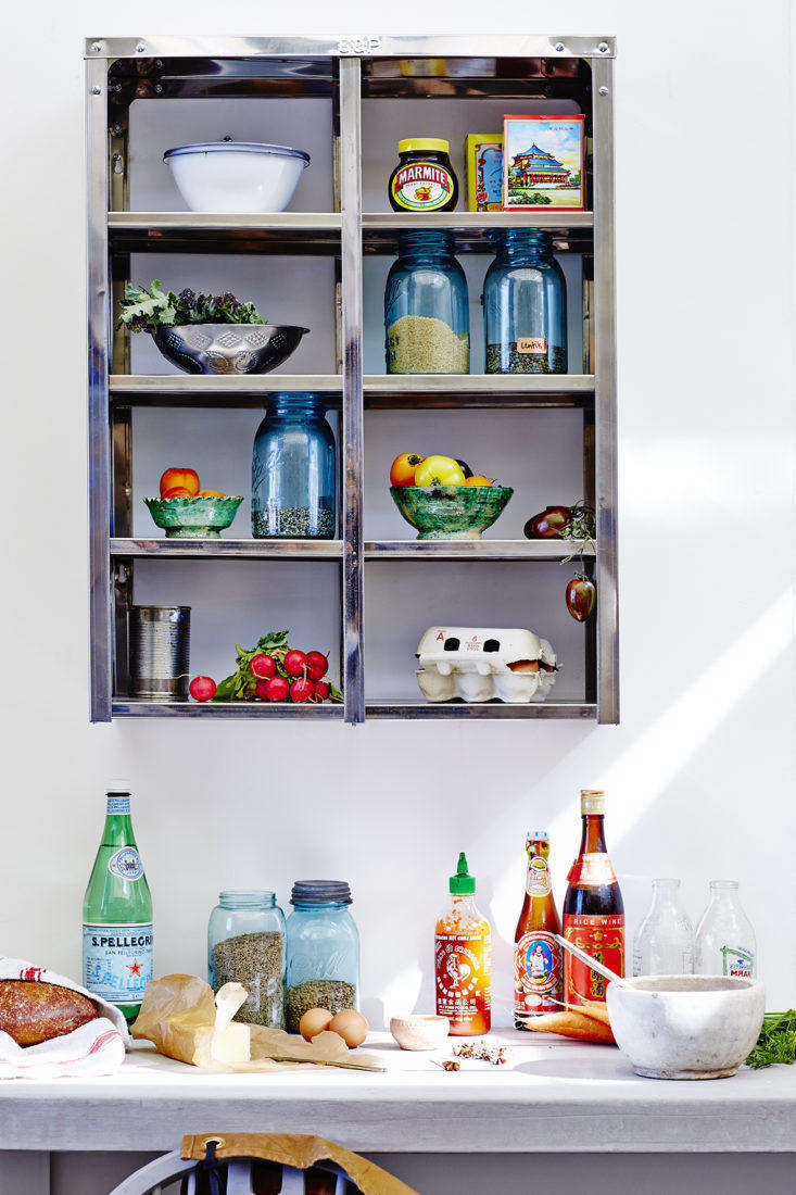 Stovold and Pogue Indian stainless steel kitchen shelf: Middle Pigeon Hole.