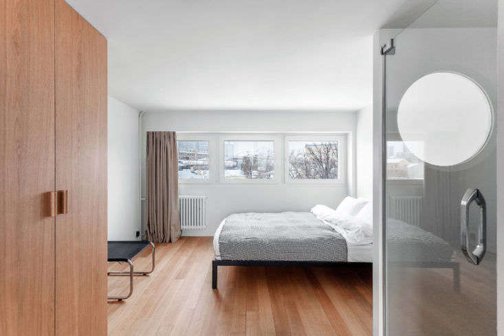 Bedroom in Moscow Apartment by Studio Bazi