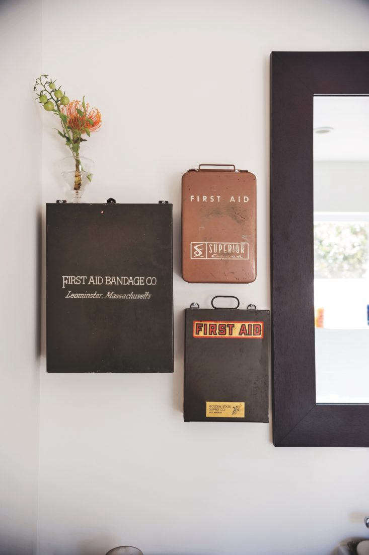 Catherine Dann First Aid Boxes from Remodelista Book, by Matthew Williams