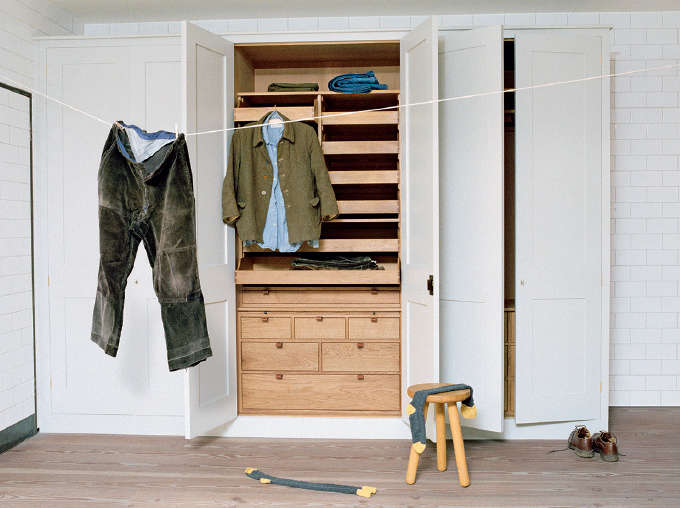 Plain English traditional wood wardrobes