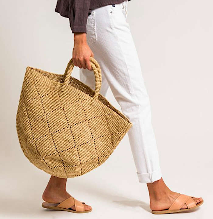 Sans Arcidet Raffia Large Kapity Bag