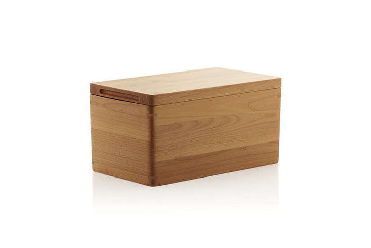 Carter Wood Bread Box at Crate & Barrel