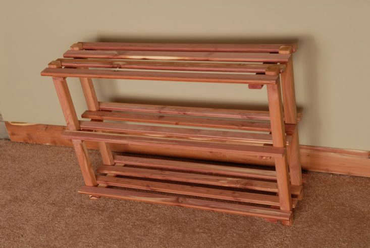 Northern Kentucky Cedar Shoe Rack