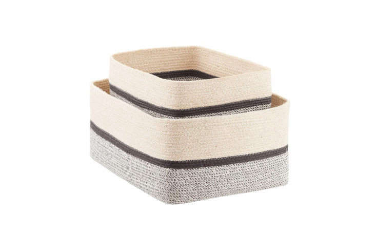 Nova Woven Storage Bins from Container Store