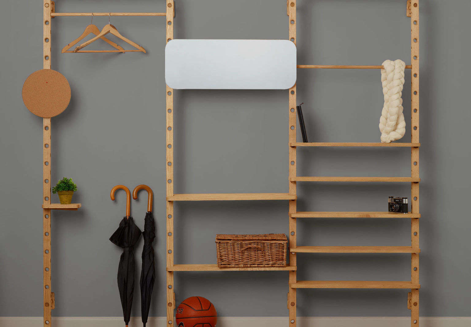 Dotdotdot.Frame modular storage shelves by Leonid Davydov.