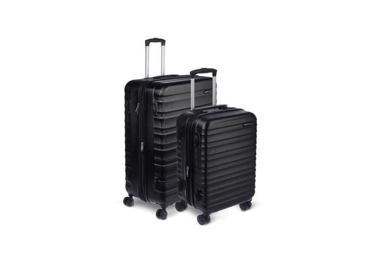 Amazon Basics Hardside Luggage in Black