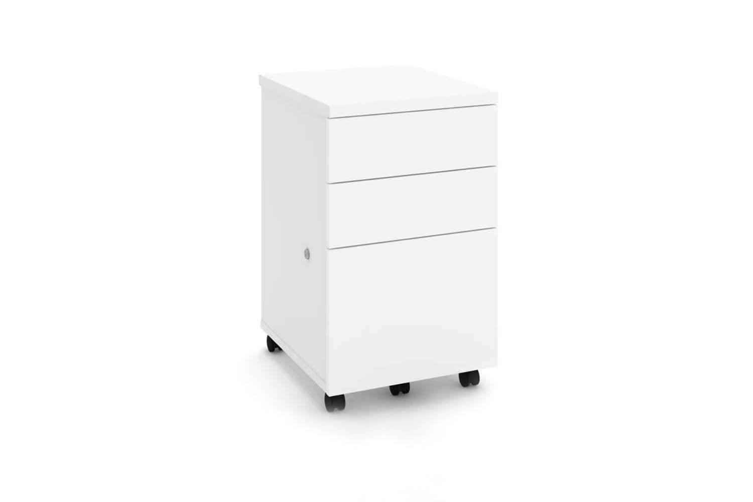 All Modern 3 Drawer Mobile Vertical Filing Cabinet