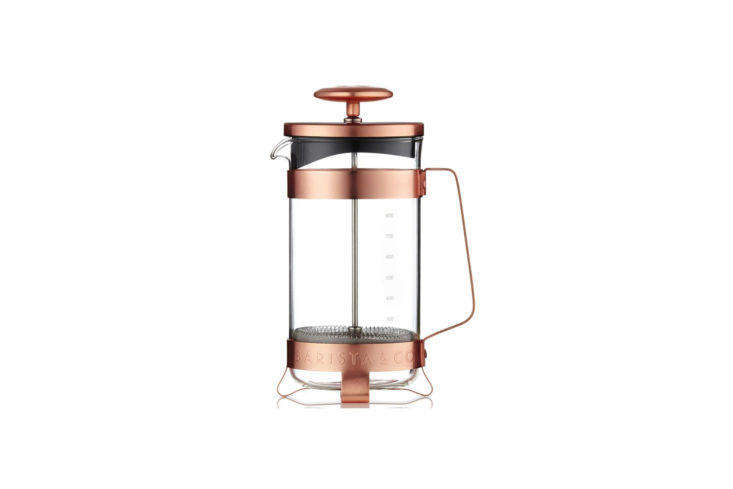 Barista Stainless Steel French Press in Copper