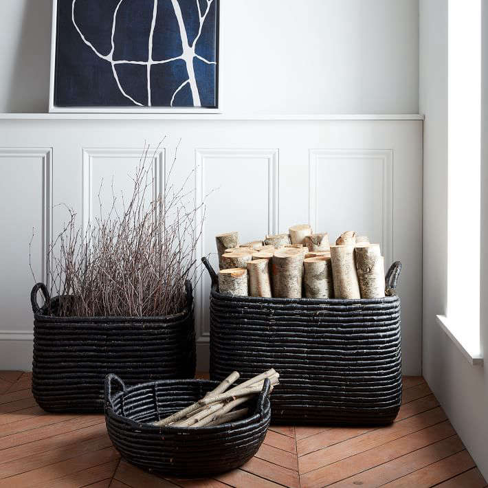 West Elm Woven Seagrass Baskets