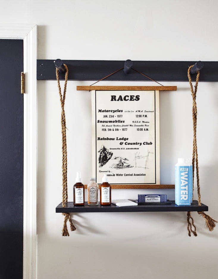 Megan Pflug Woodhouse Lodge DIY Hanging Shelf