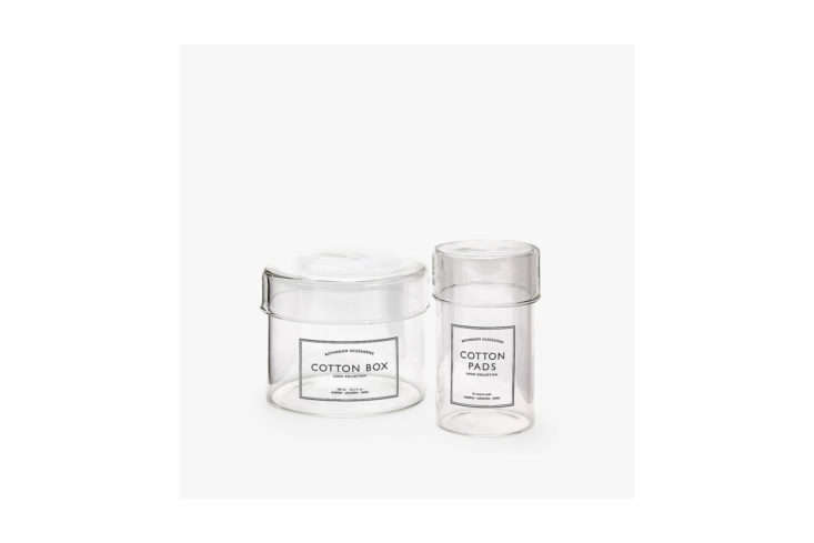 Zara Home Borosilicate Glass Jars with Message