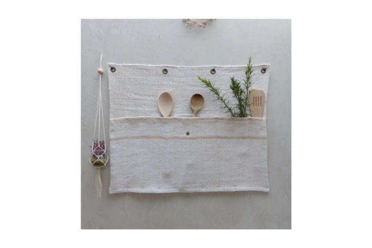 Old Hemp Board Wall Organizer by Au Fil Des Pieces