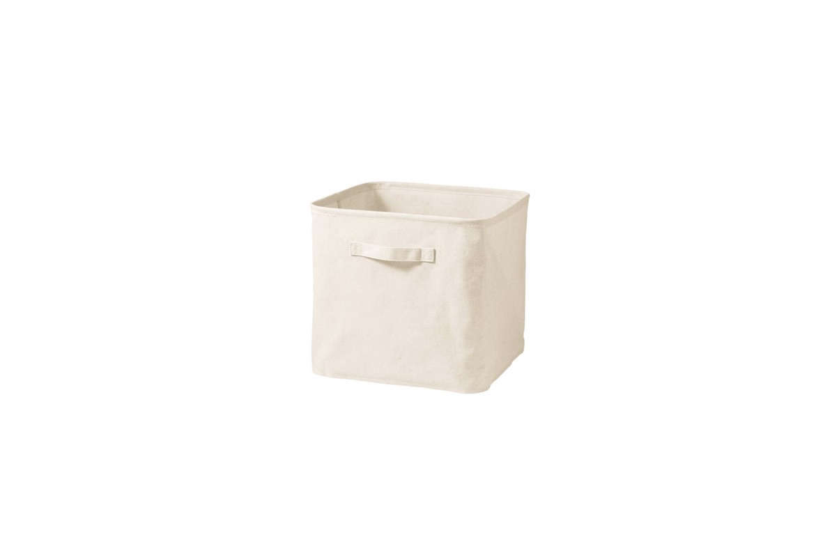 Muji’s polyester cotton linen Soft Box is $18.