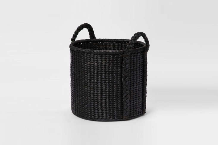 Target Threshold Round Woven Basket in Black