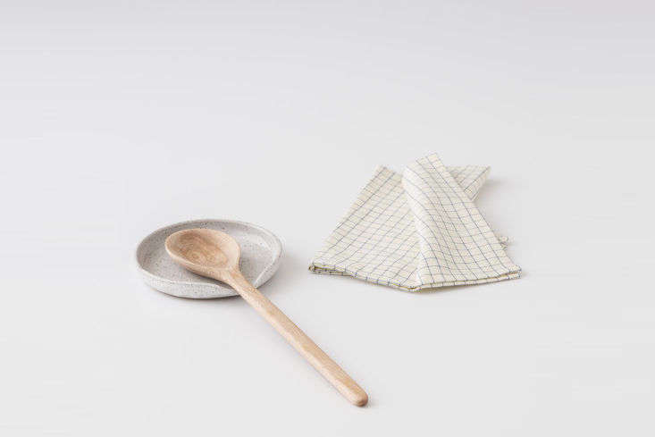 Speckled Stoneware Spoon Rest at Schoolhouse