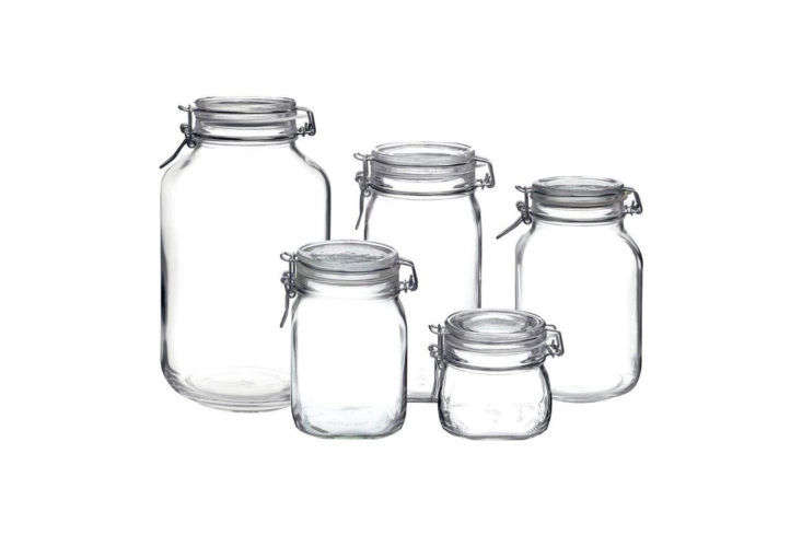 Bormioli Rocco Fido Hermetic 5-Piece Jar Set