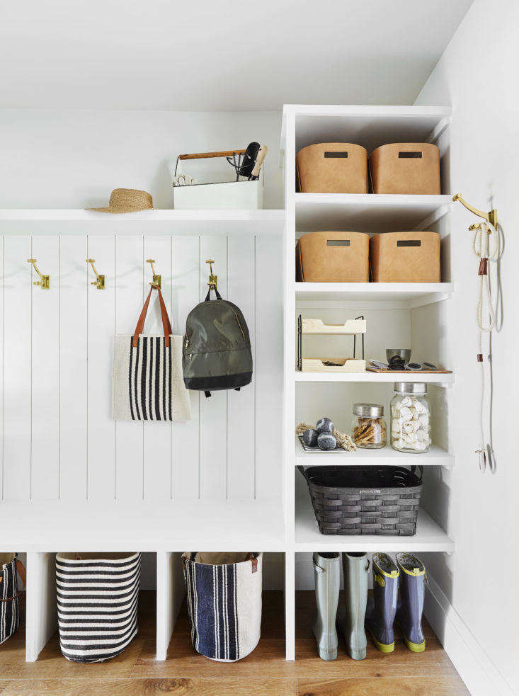 Emily Henderson Portland Mudroom Built-Ins