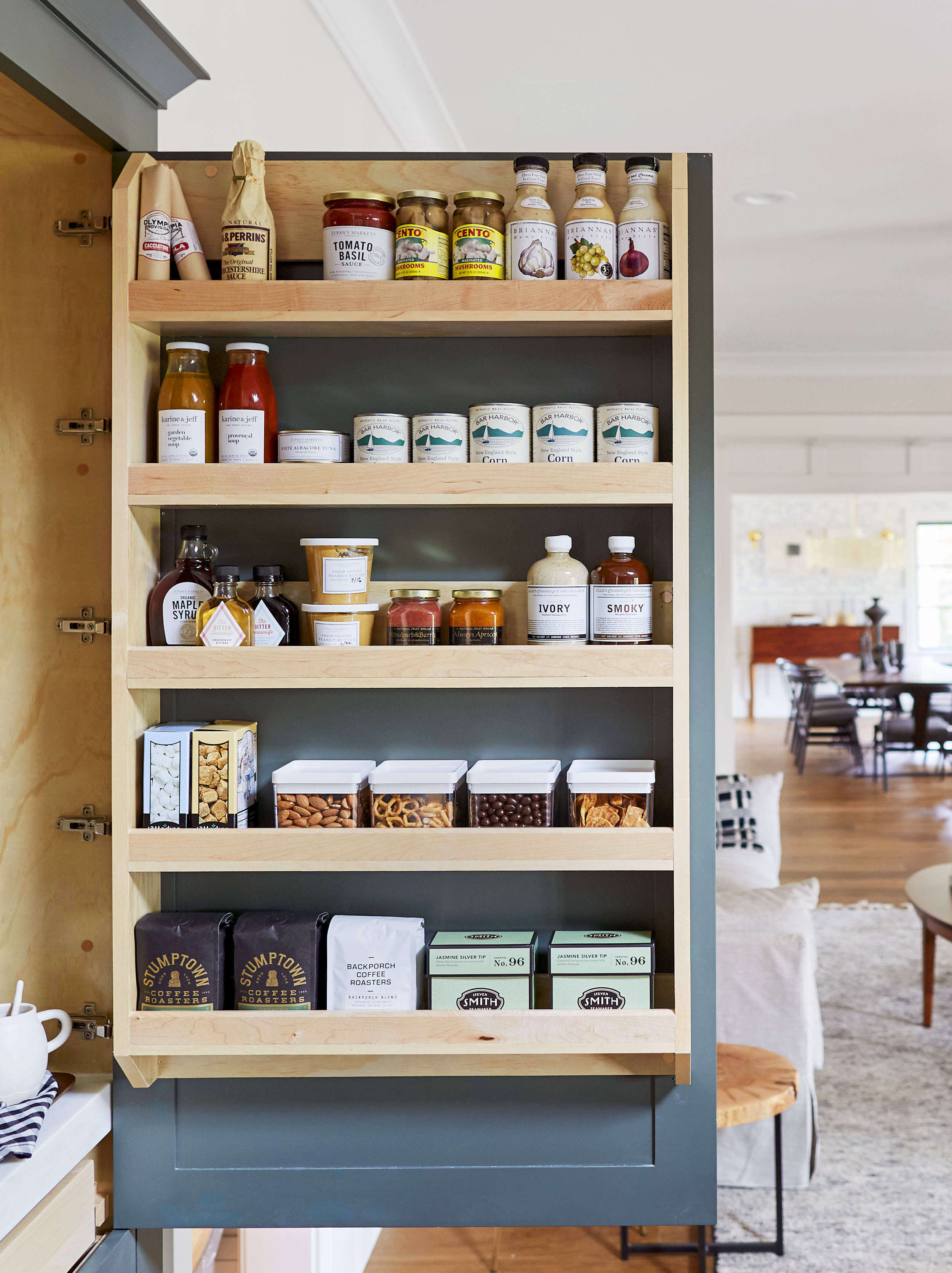 Emily Henderson Portland Pantry Cabinet Open