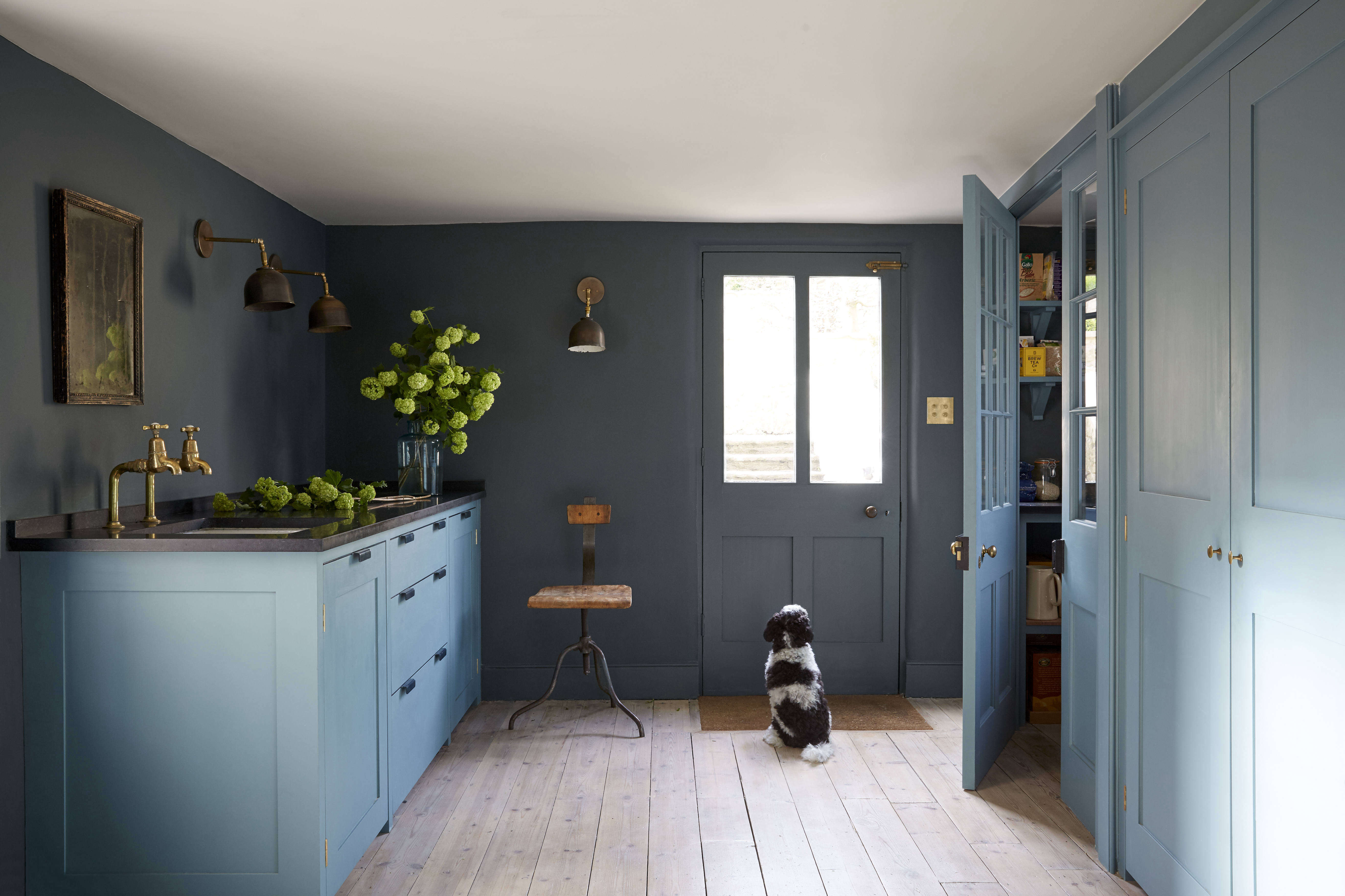 Nick Gilpin house Plain English pantry, Bath, England, Nicola Harding interior design. Paul Massey photo.