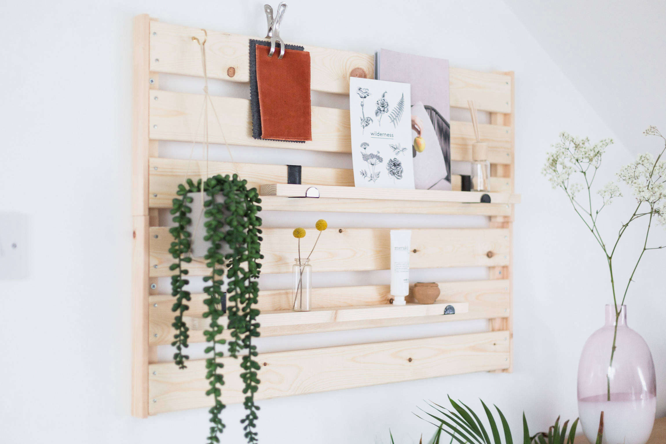 Wall Organizer Ikea Hack from Hunker