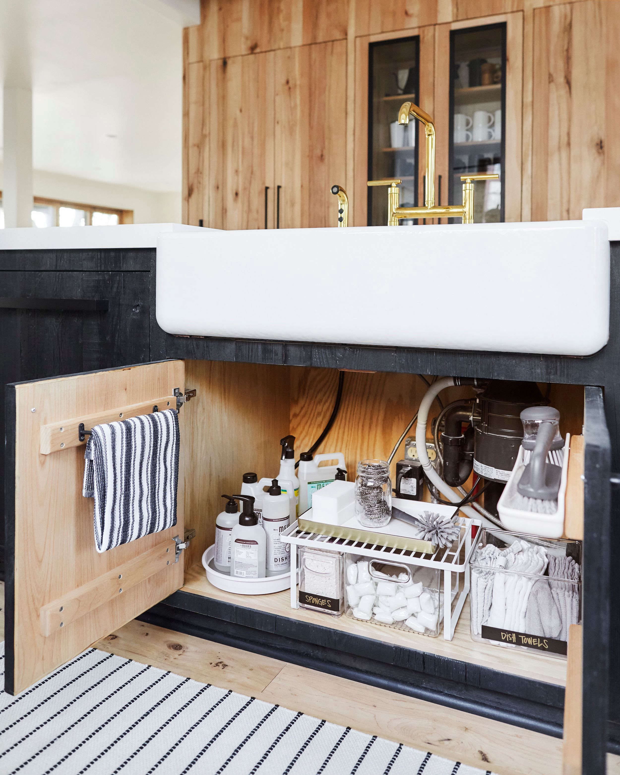 Emily Henderson Mountain House Kitchen Under the Sink 