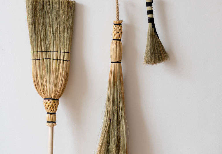 Brooms by Prairie Breeze Folk Arts Studio via June Home Supply