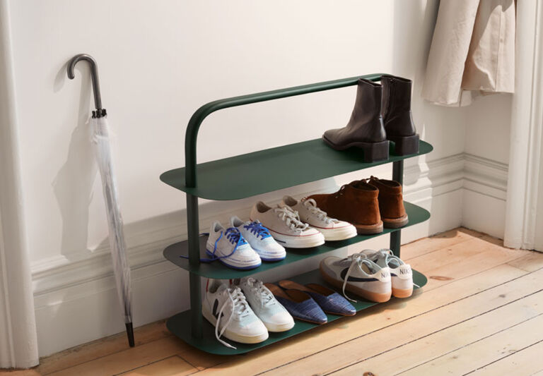 Open Space Shoe Storage Rack Cover Image